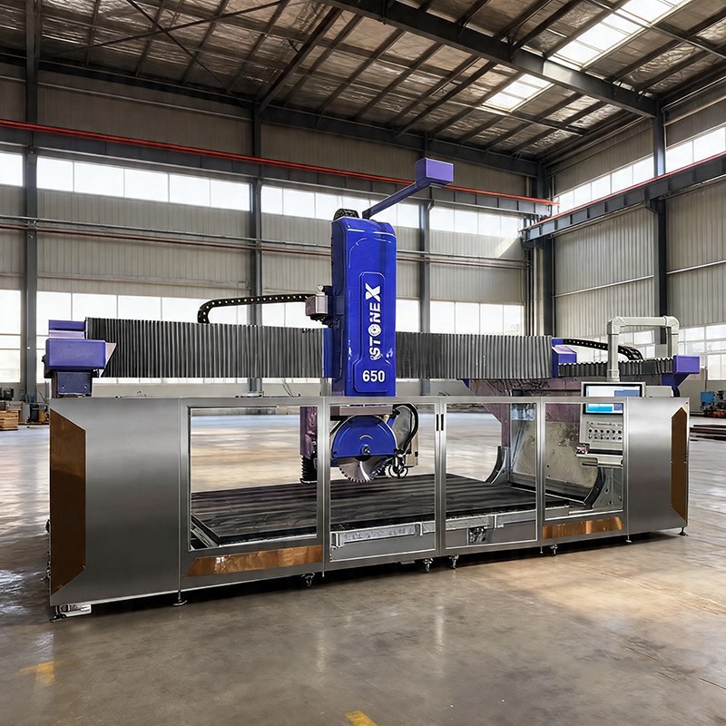 5 Axis CNC Bridge Saw Machine factory