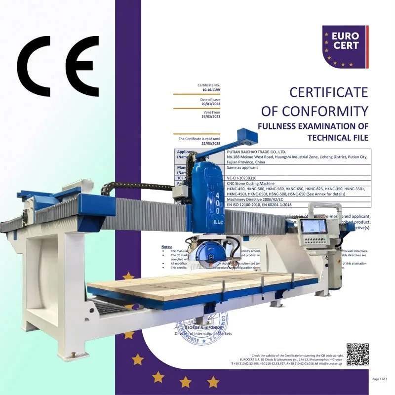 Automatic Cnc Bridge Saw Stone Cutting Machine best