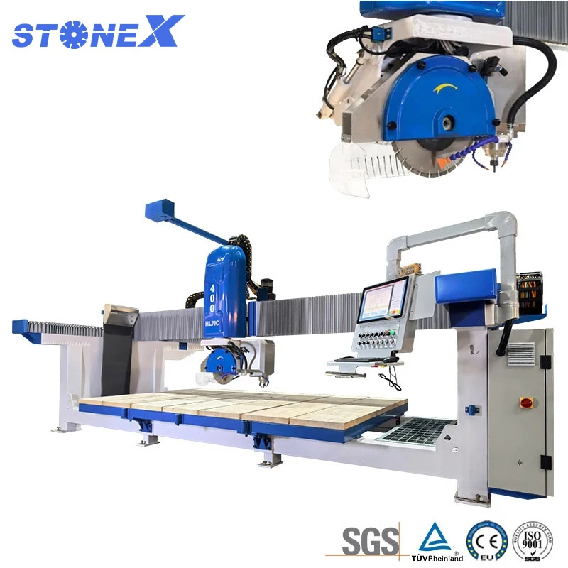Automatic Cnc Bridge Saw Stone Cutting Machine
